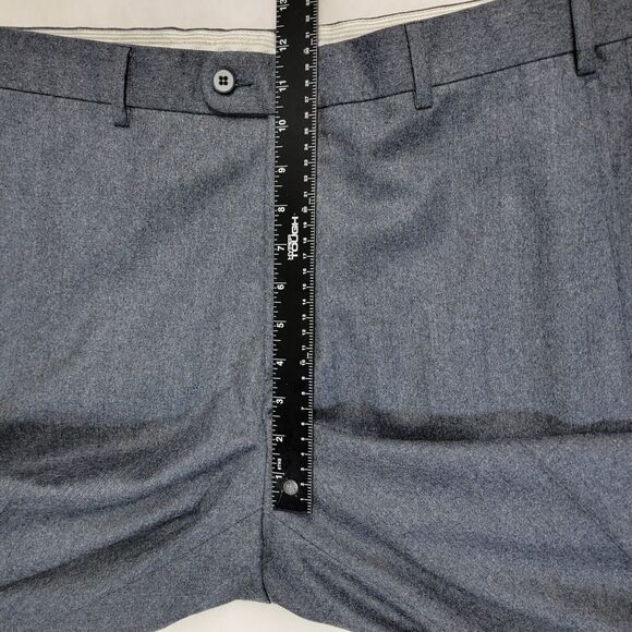 Zanella Todd Super 120s Vitale Barberis Wool Italy Size 36 Blue Dress Pants Mens - Picture 16 of 16